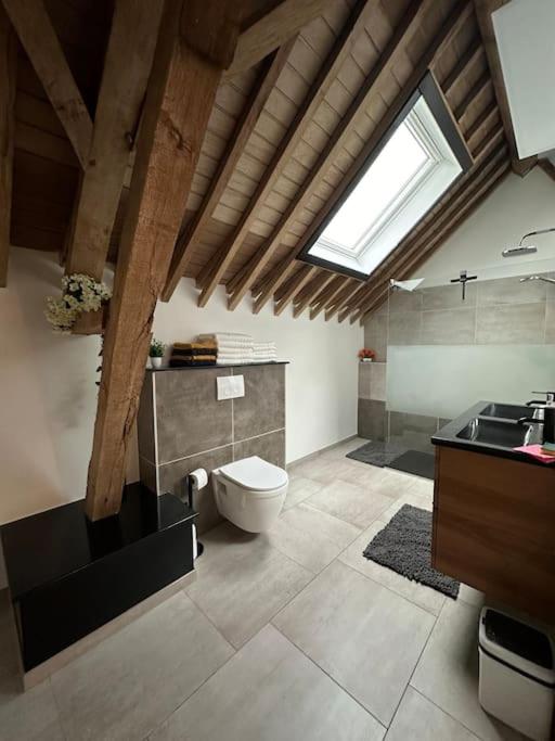 Kuchyň nebo kuchyňský kout v ubytování Gîte de la vieille grange