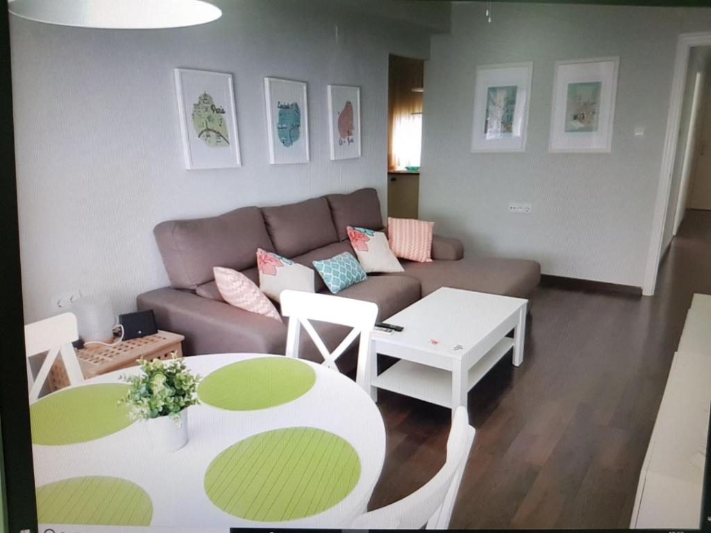 Posezení v ubytování Apartamento cerca de la playa y Ciudad de las Ciencias