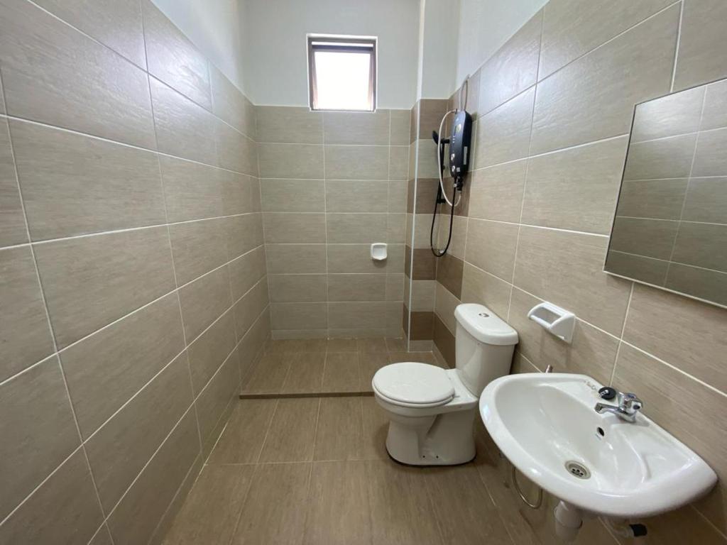 Koupelna v ubytování KSP Guest House