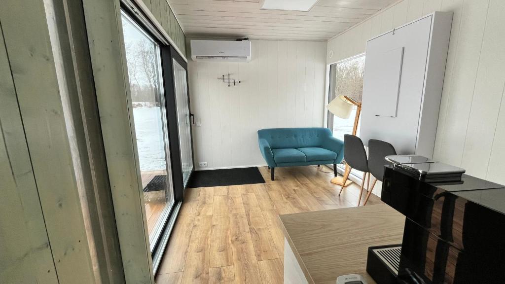 Posezení v ubytování Mesipesa Green Lodge