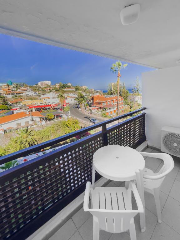 Balkón nebo terasa v ubytování Apartamentos Pez Azul