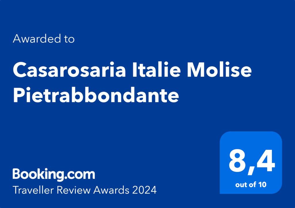 un rectángulo azul con las palabras «casserasseraria table mobile telebourgbourg» en Casarosaria Italie Molise Pietrabbondante, en Pietrabbondante