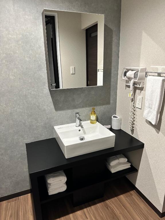 Koupelna v ubytování Reftel Osaka Itami Airport Hotel