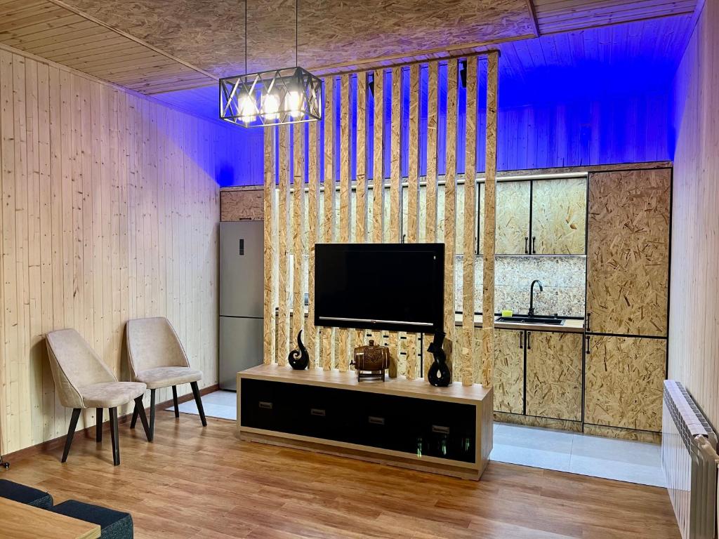 TV a/nebo společenská místnost v ubytování Milenium magic villas on Sevan beach