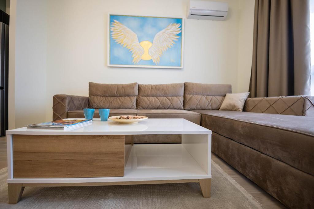 Posezení v ubytování Apartments Royal - Belgrade Waterfront