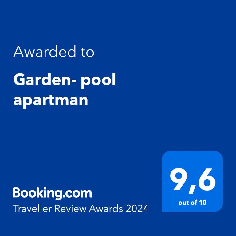 Garden- pool apartman - 三居室公寓