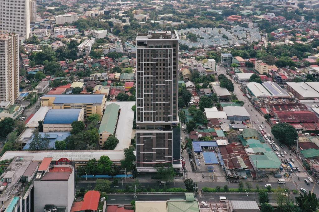 Nespecifikovaný výhled na destinaci Manila nebo výhled na město při pohledu z hotelu