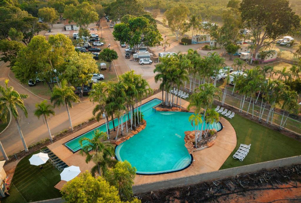 Bazén v ubytování Broome Caravan Park nebo v jeho okolí