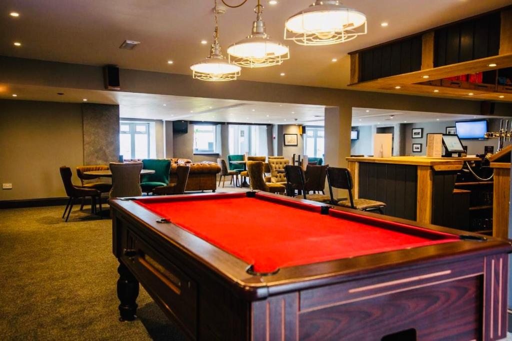 Biliár nebo kulečník v ubytování C-Scape Lodge