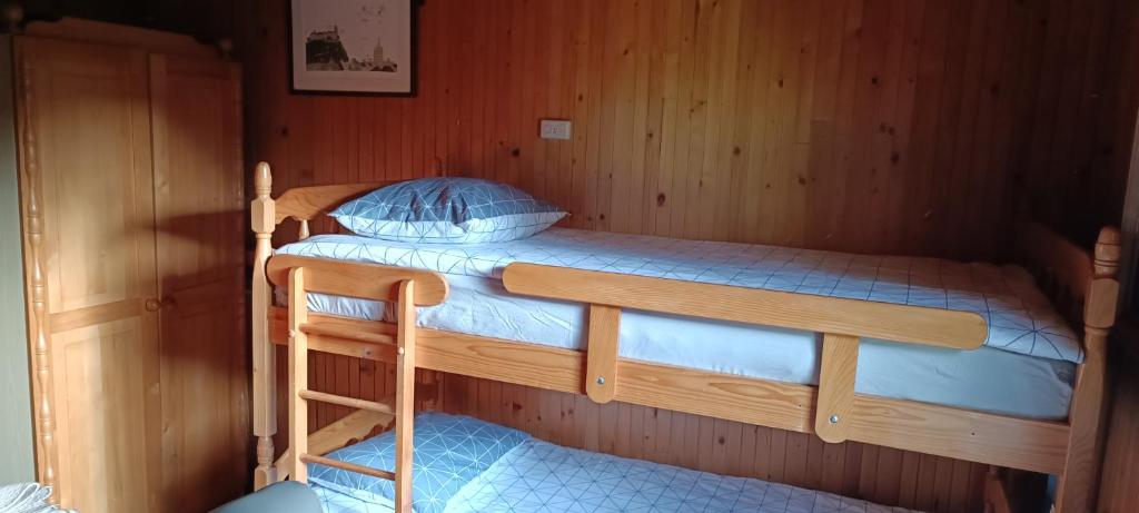 Postel nebo postele na pokoji v ubytování House Apartma Čebela with jacuzzi