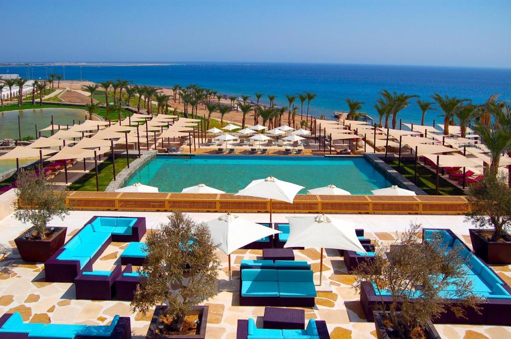 Bazén v ubytování Retac Qunay Dahab Resort & SPA nebo v jeho okolí