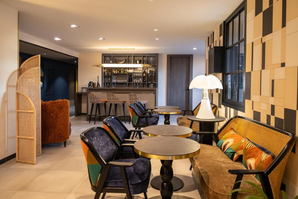 Posezení v ubytování ibis Styles Saint-Quentin