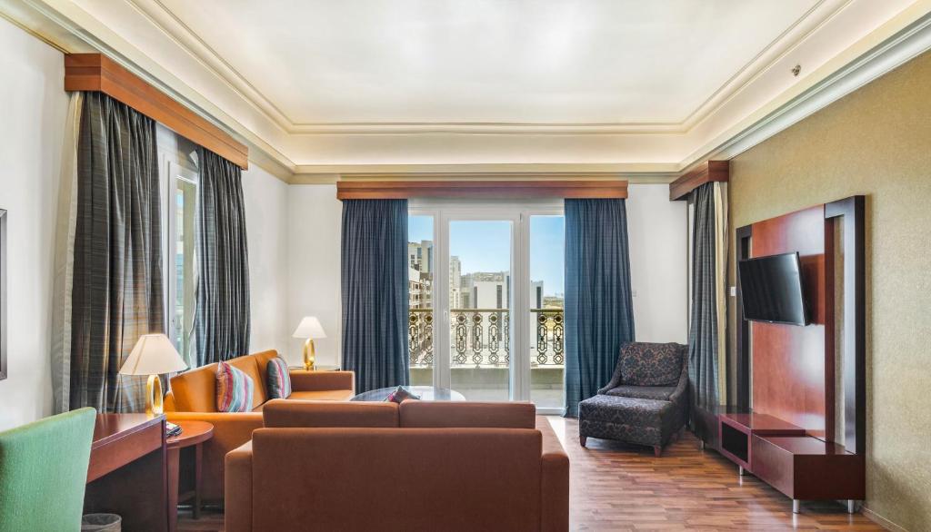 Posezení v ubytování Al Khoory Hotel Apartments Al Barsha