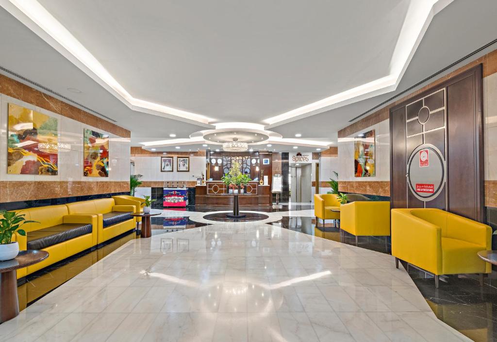 Posezení v ubytování Al Khoory Hotel Apartments Al Barsha