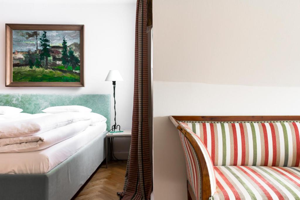 Letto o letti in una camera di Schlossberghotel
