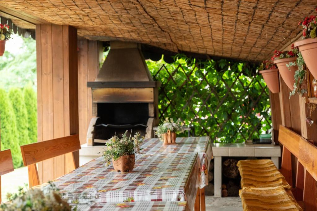 Zahrada ubytování Podhájska - Apartmány Pod Orechom
