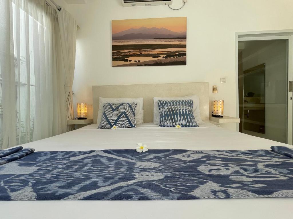Seri Resort Gili Meno - Adults Only - Bungalow De Playa Con Vista Al Mar Parcial