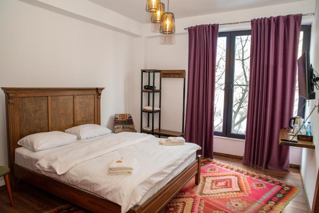 Postel nebo postele na pokoji v ubytování Khoreayi Dzor