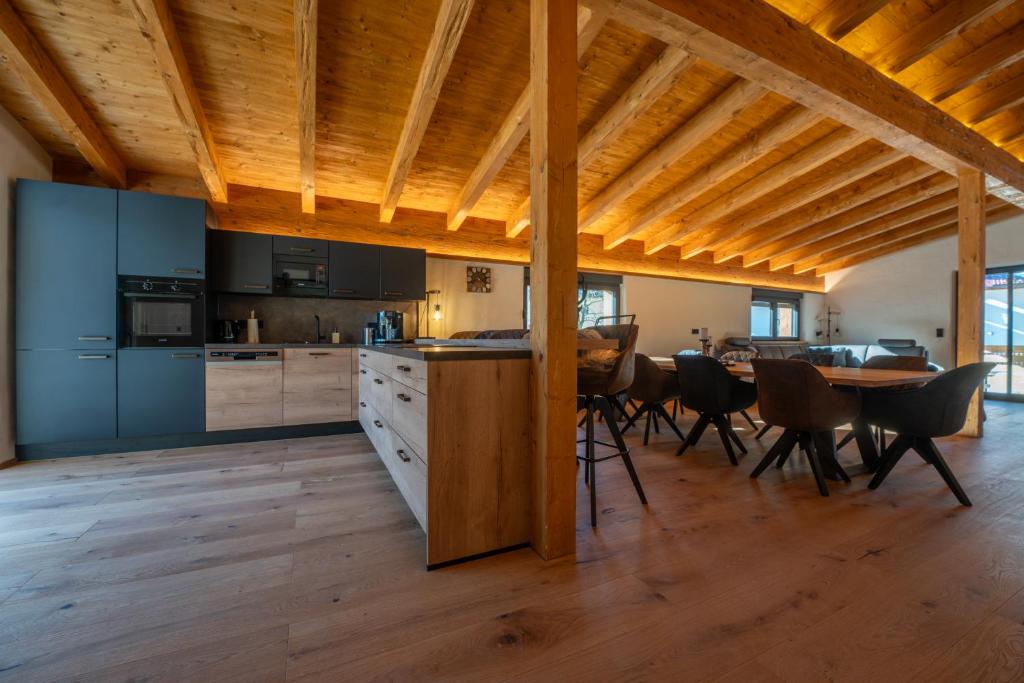 Kuchyň nebo kuchyňský kout v ubytování Alprocks Alvaresort