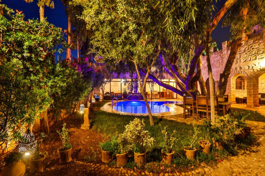 Zahrada ubytování DAR ETTO Riad & Spa