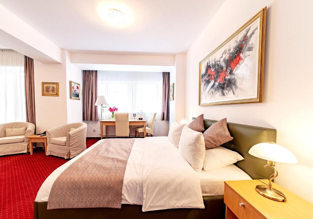 Postel nebo postele na pokoji v ubytování Bucur Accommodation