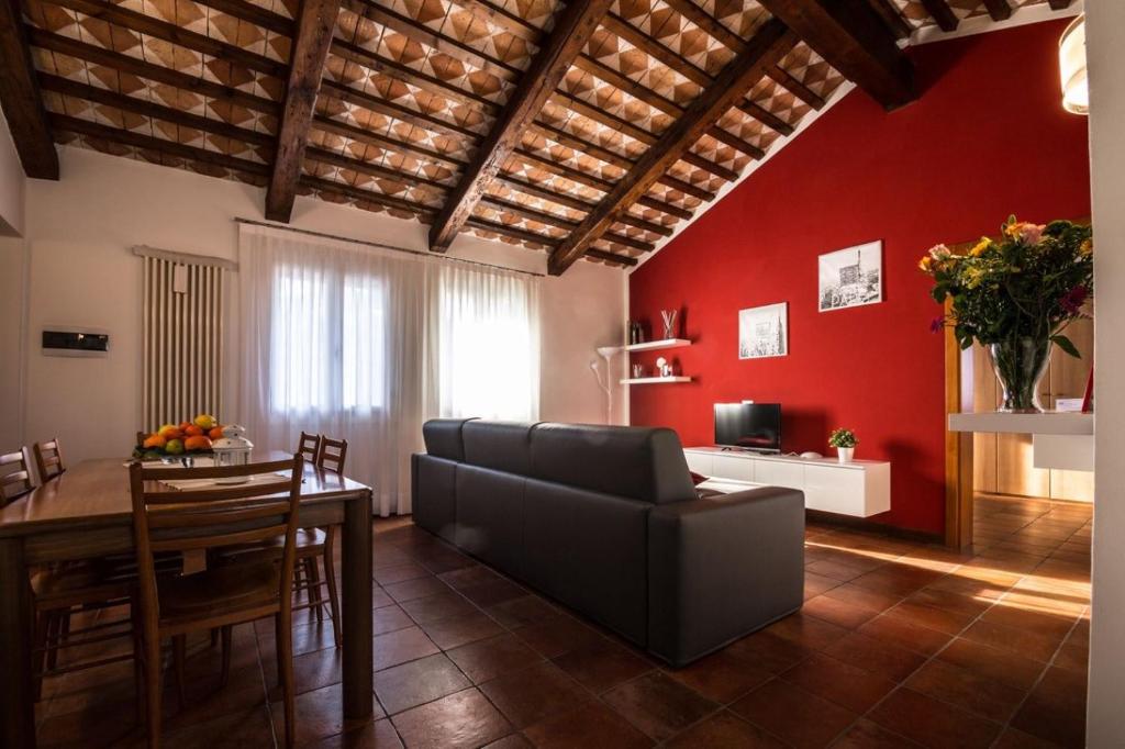 Posezení v ubytování Residence Montegrappa