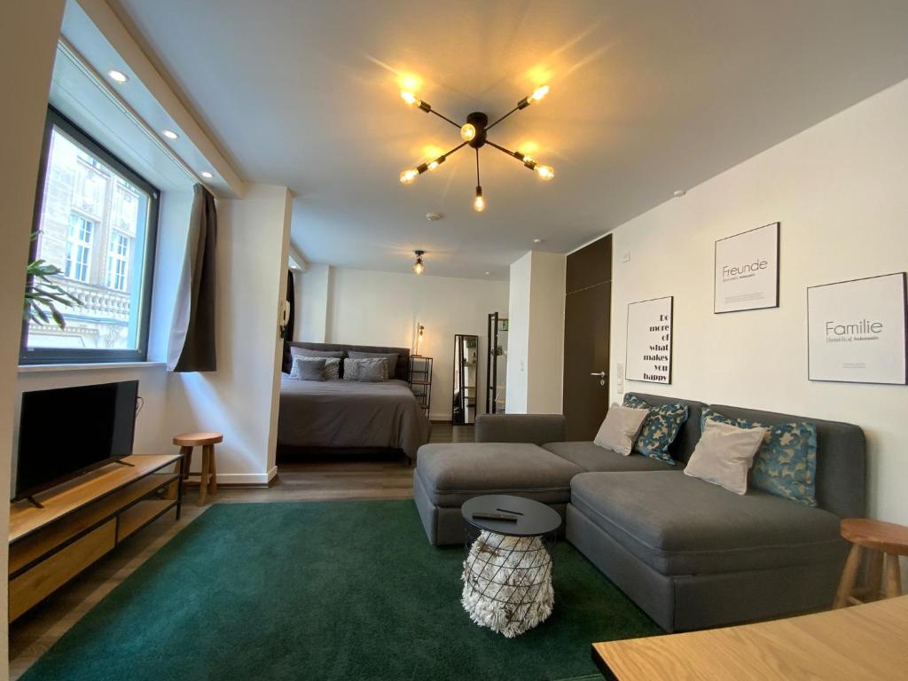 Istumisnurk majutusasutuses Lifestyle Apartments - CityLoft