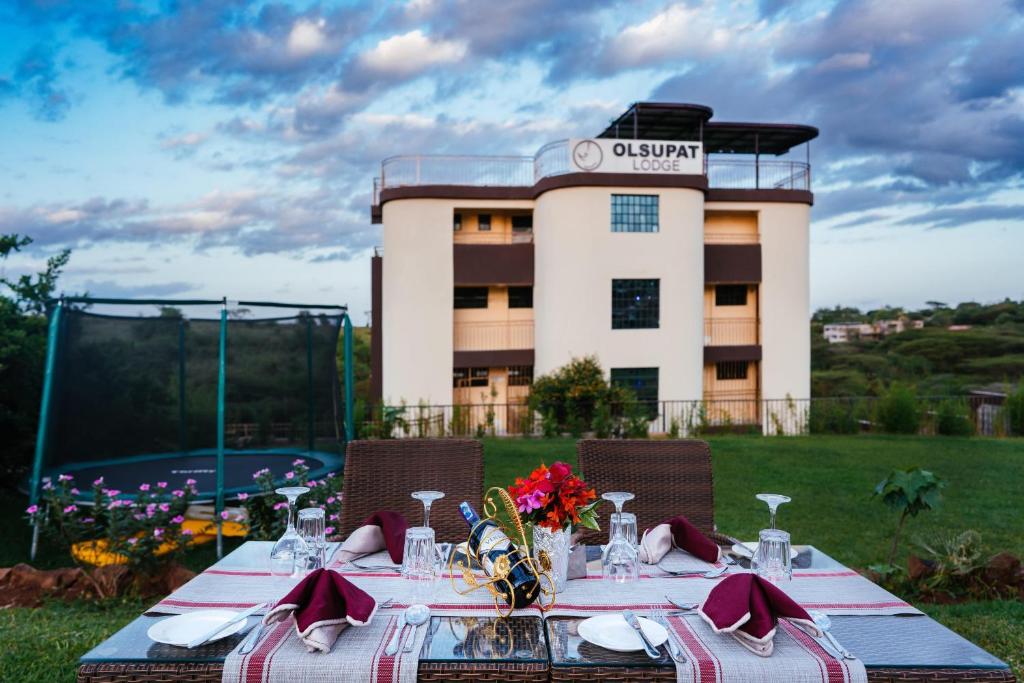 Zahrada ubytování Olsupat Lodge
