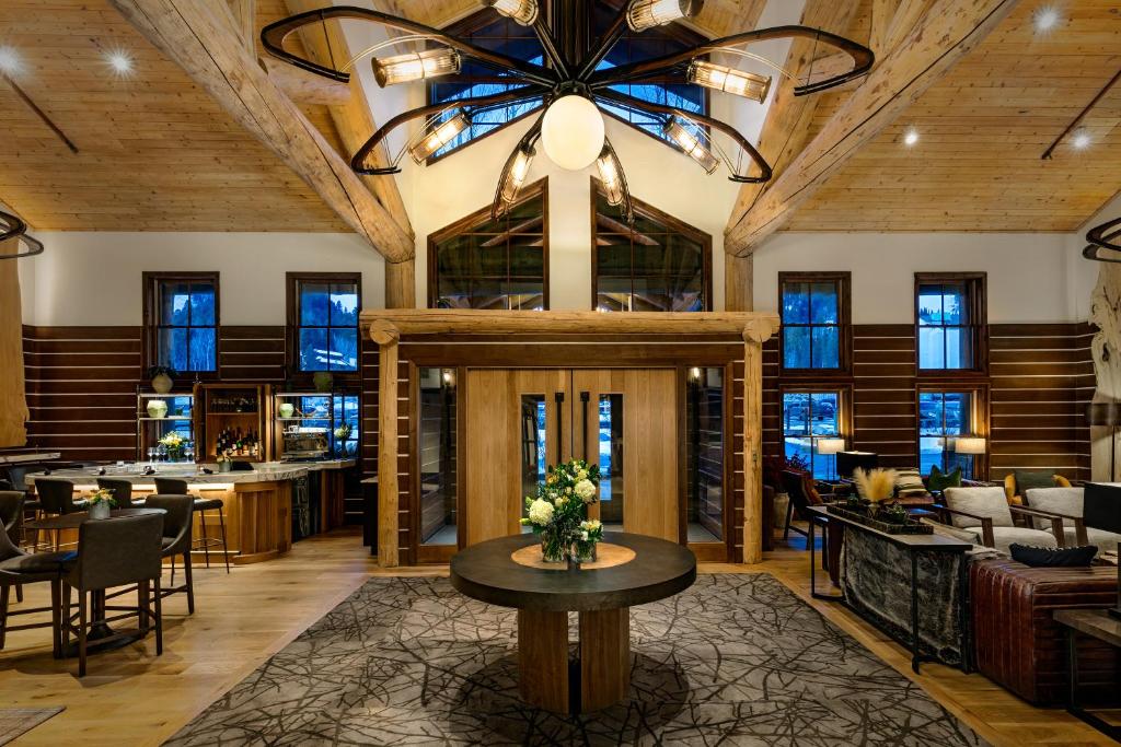 Restaurace v ubytování Teton Mountain Lodge and Spa, a Noble House Resort