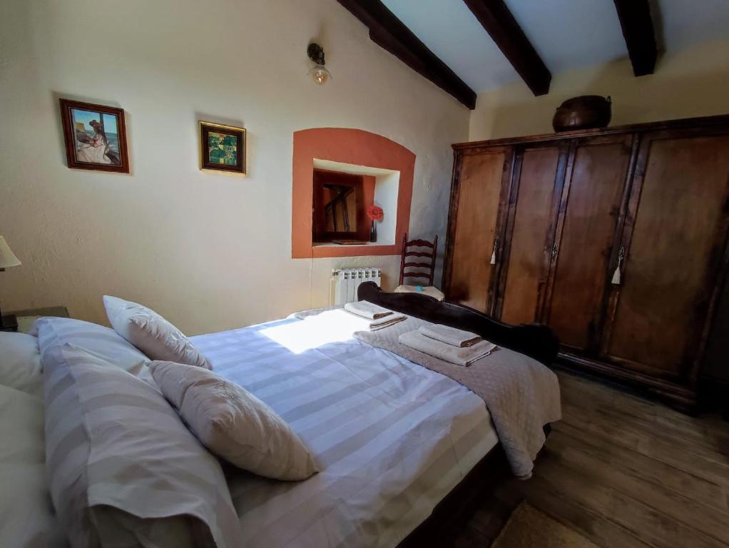 Postel nebo postele na pokoji v ubytování Casa la Coma