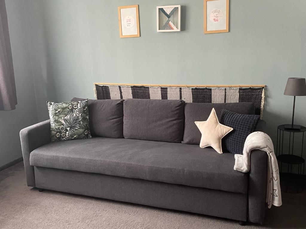 A seating area at Lujzi apartman