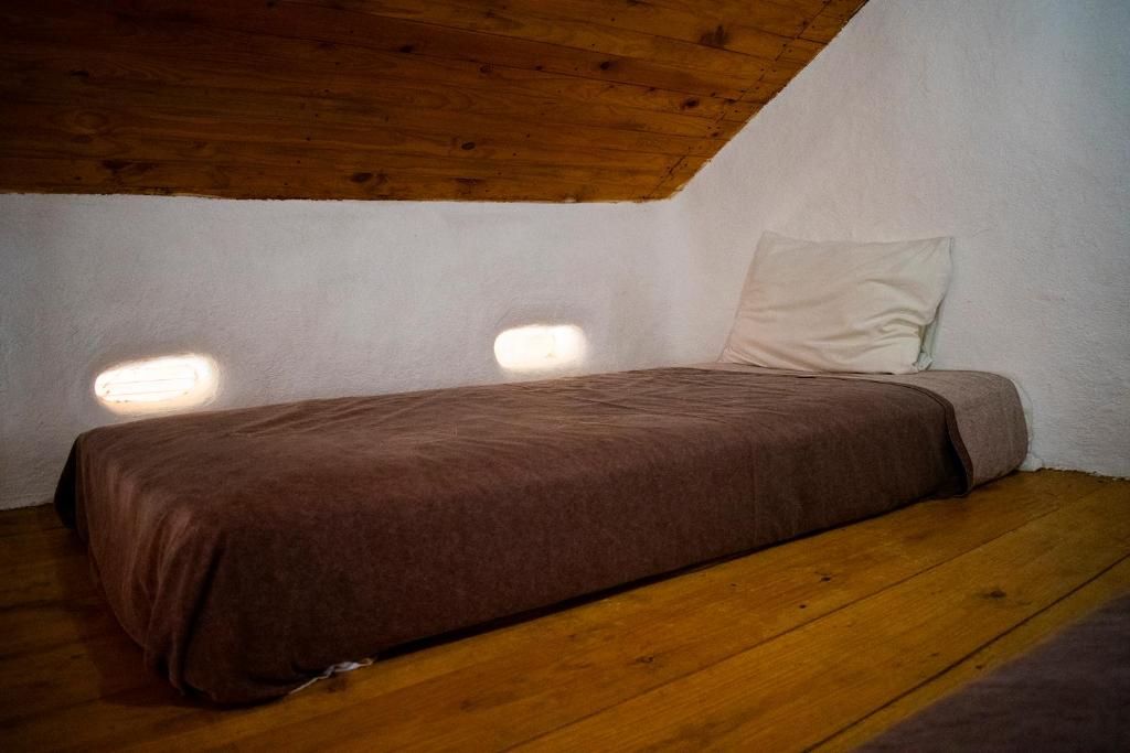 Postel nebo postele na pokoji v ubytování Cabañas Sierra Gorda