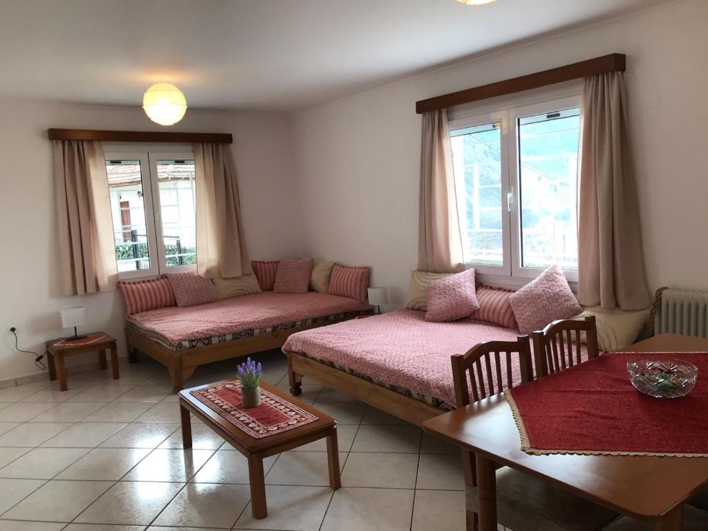 Posezení v ubytování MARINA's HOME