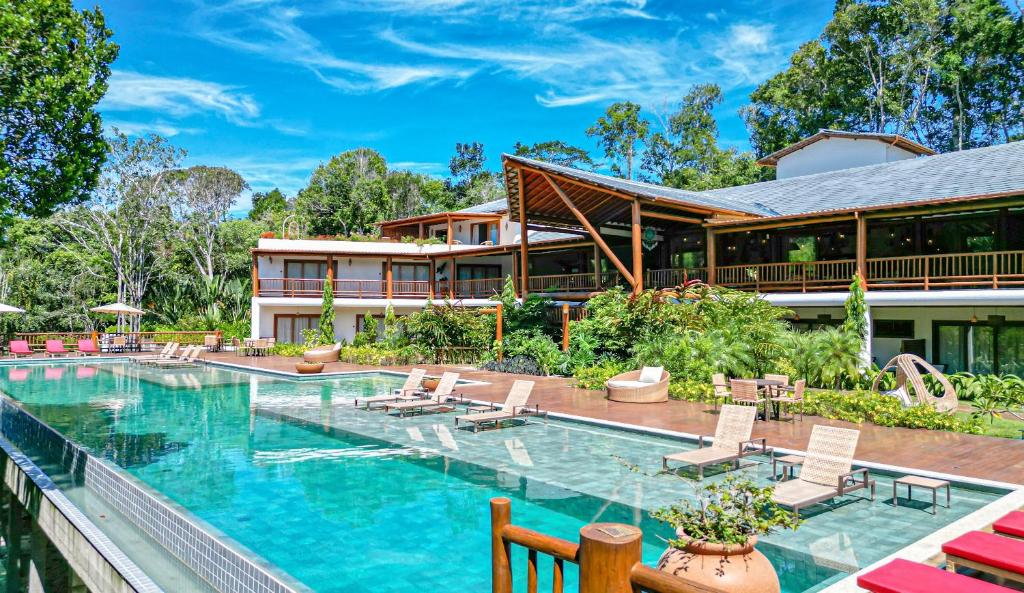 Bazén v ubytování Aysú Trancoso Boutique Hotel nebo v jeho okolí