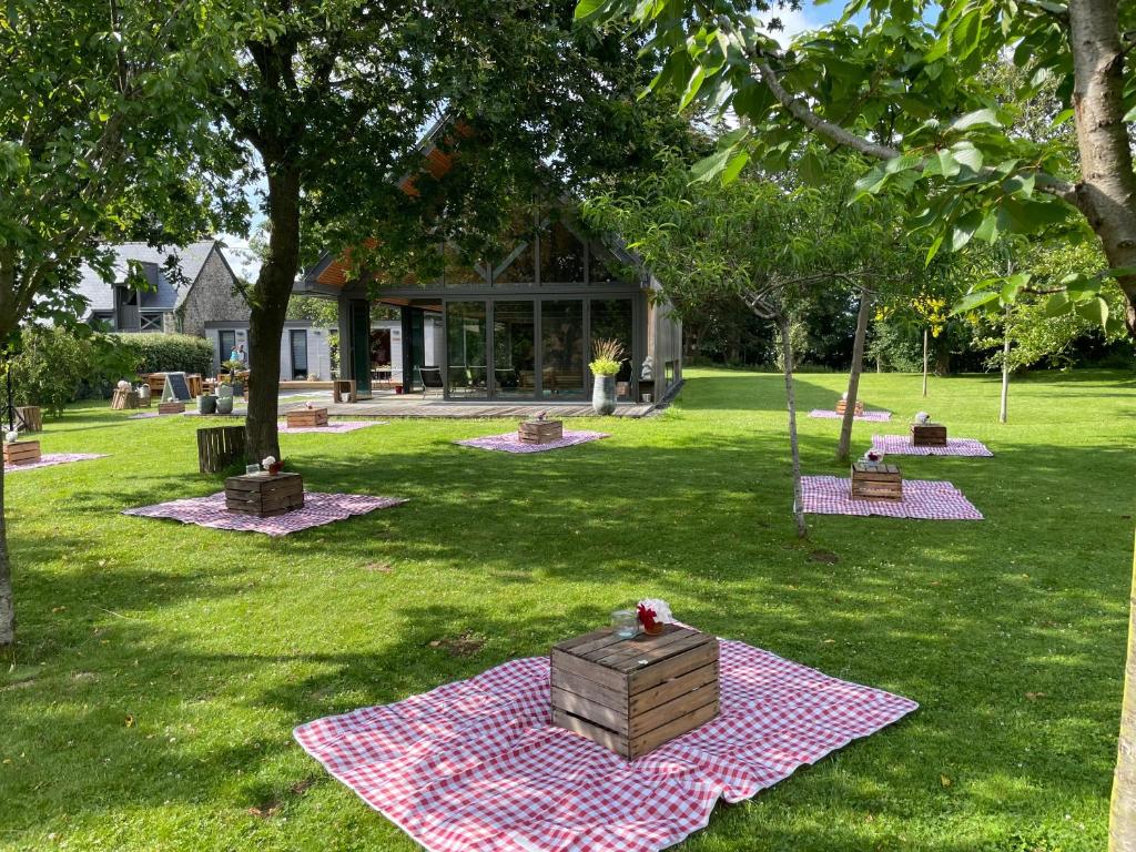 Zahrada ubytování Domaine du Grenier