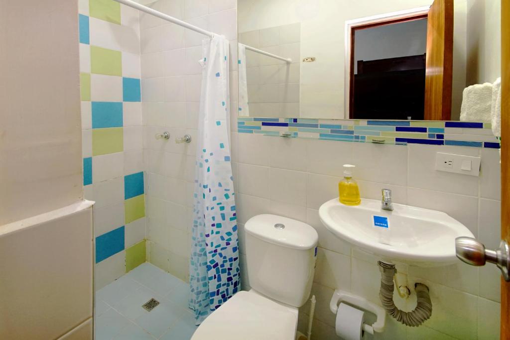 Koupelna v ubytování Ding-Dong Hostel