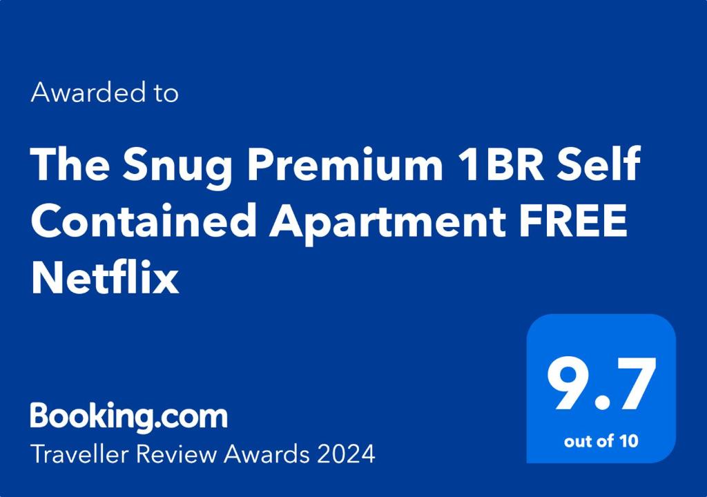 The Snug Premium 1BR Self Contained Apartment FREE Netflix - Appartement D'une Chambre