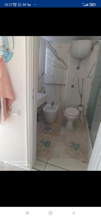 Koupelna v ubytování B&B Vista Mare
