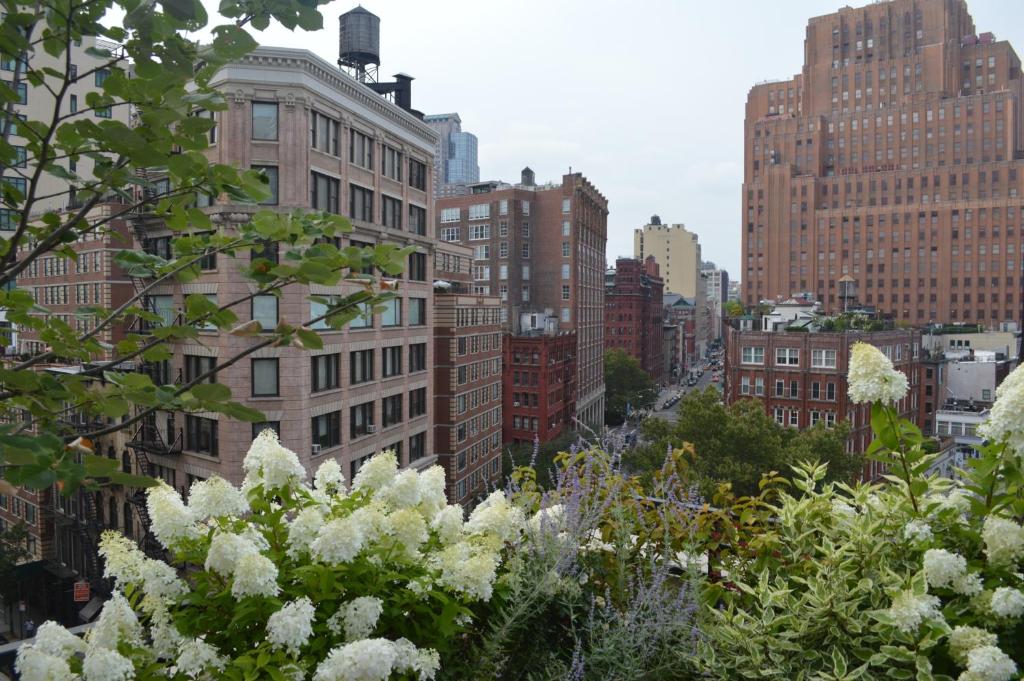 Nespecifikovaný výhled na destinaci New York nebo výhled na město při pohledu z hotelu