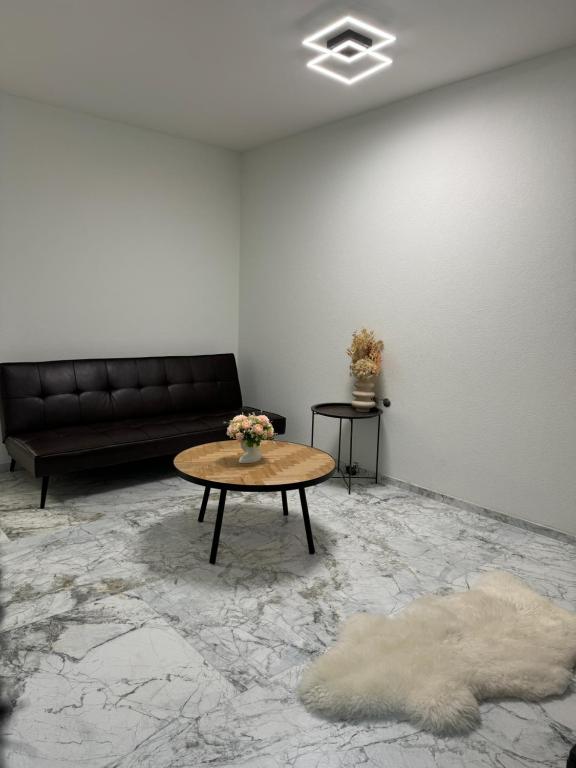 Posezení v ubytování Unterkunft in Gerlafingen