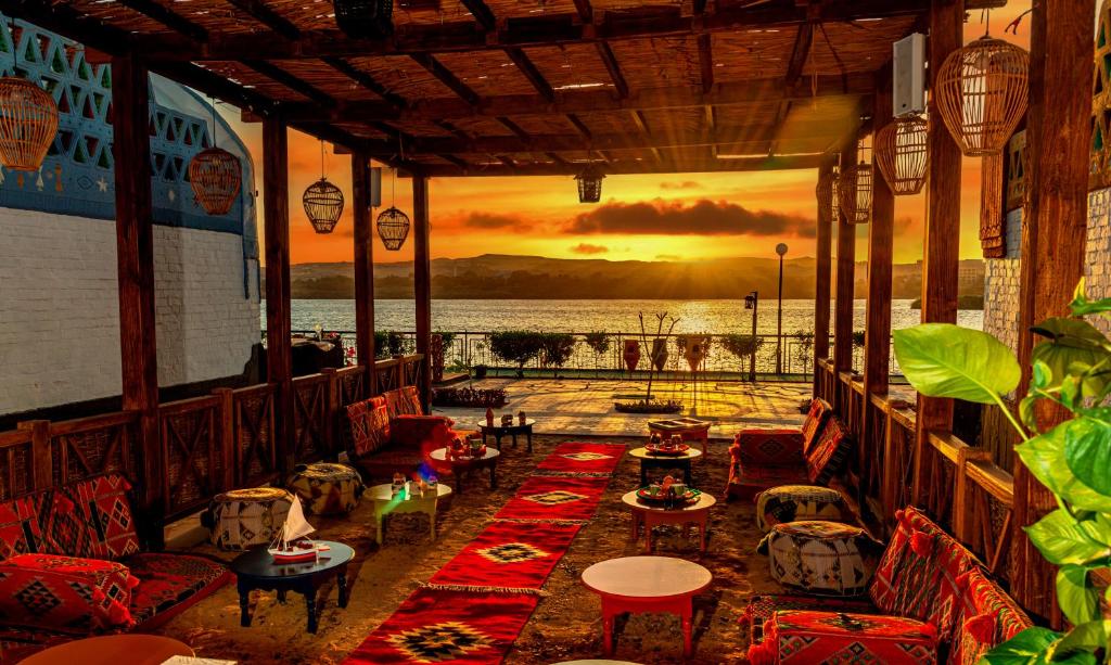 Posezení v ubytování Sonesta Nouba Hotel Aswan