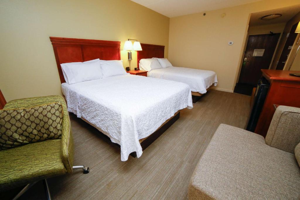 Hampton Inn Franklin, NC - Kamer Met 2 Queensize Bedden – Niet-roken