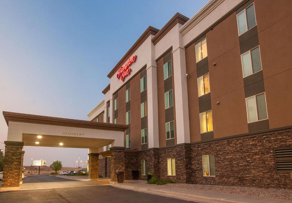 a rendering of the front of a hotel at Hampton Inn - Great Falls in Great Falls