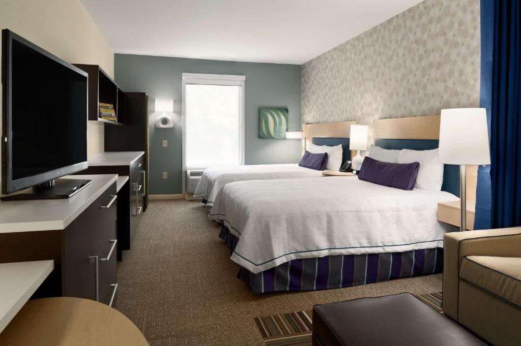 Home2 Suites by Hilton Ridgeland - Queenstudio Met 2 Queensize Bedden - Niet-roken