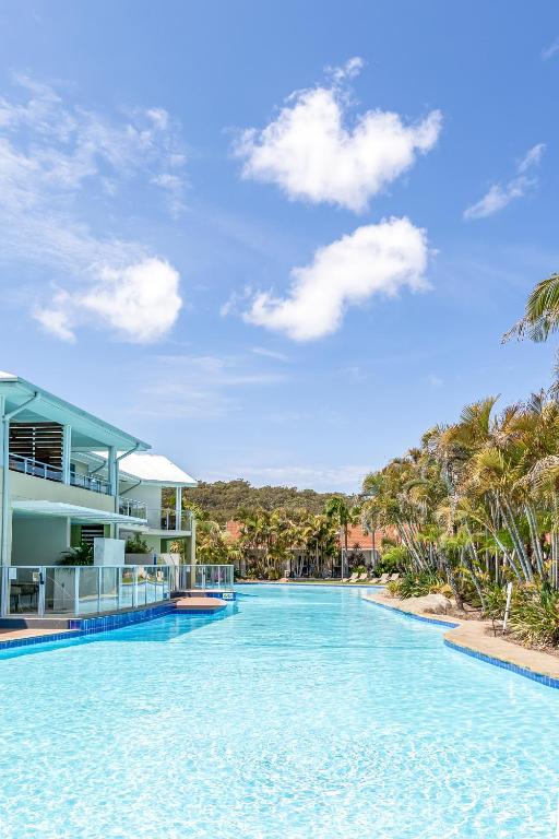 Bazén v ubytování Oaks Port Stephens Pacific Blue Resort nebo v jeho okolí