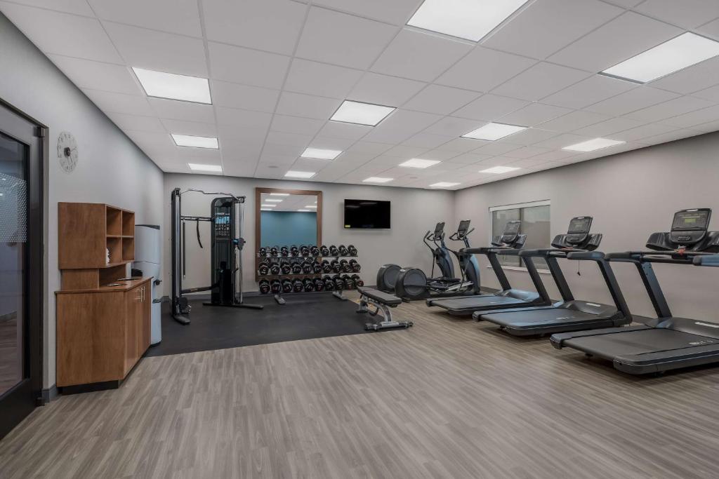 Fitness centrum a/nebo fitness zařízení v ubytování Hampton Inn By Hilton Williams