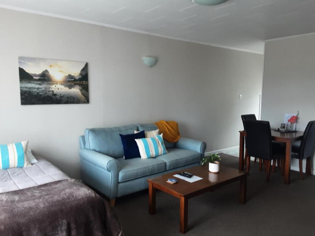 Posezení v ubytování Aorangi Motel