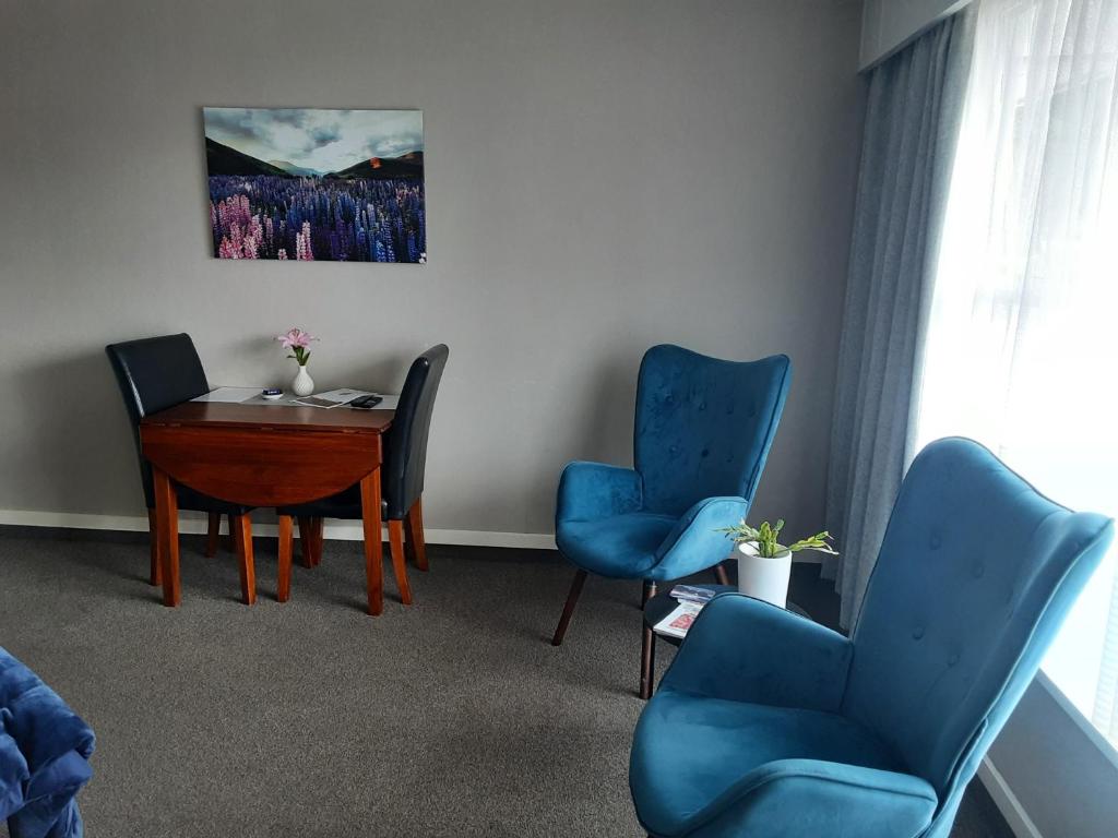 Posezení v ubytování Aorangi Motel