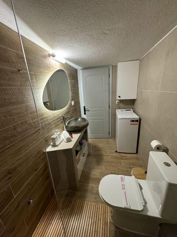 Koupelna v ubytování Uddo Apartment