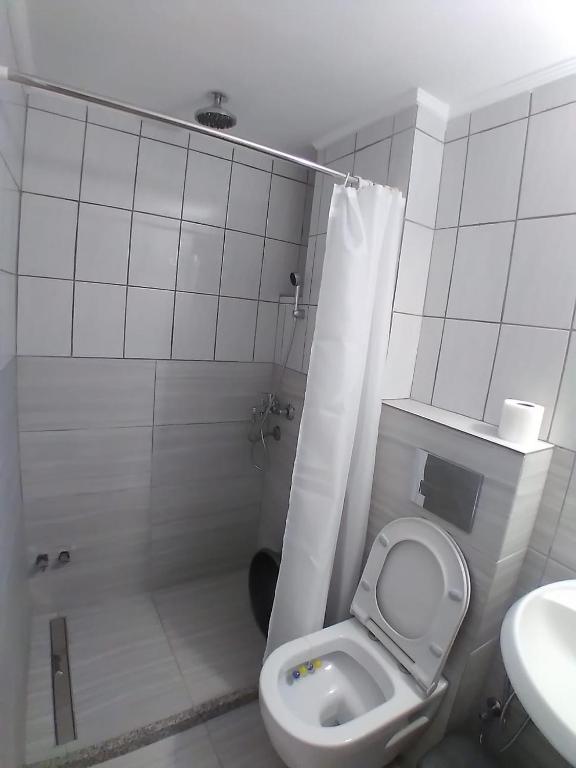 Koupelna v ubytování Oasis Hostel